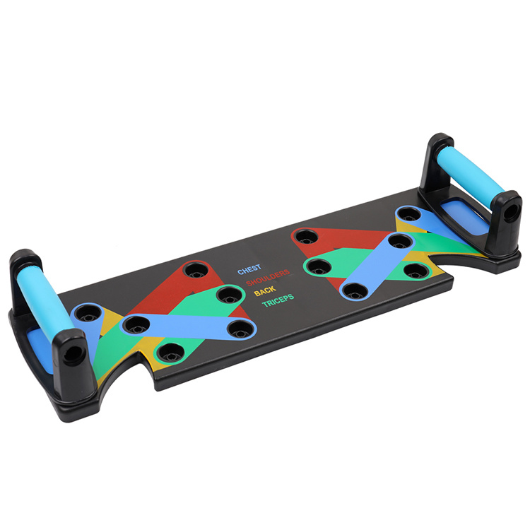 Custom Logo Printed Color-Coded Multi-Function Portable Push up Board Push up Training Board