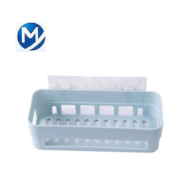 Customed Wall Mounted Plastic Injection Mould for Bathroom Rack Shampoo/Soap Holder