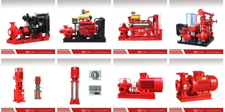 2000gpm 8bar 10bar 11bar 12bar Diesel Engine Drive UL Listed Fire Fighting Pumps