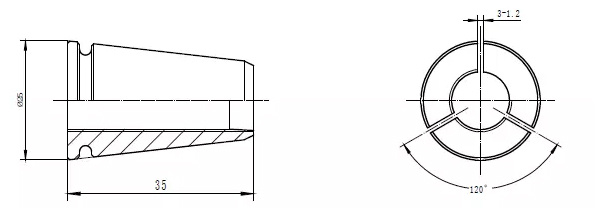 Post Tensioning Anchorage Grip/ Anchor Wedge Grip