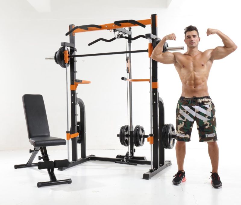 Commercial Fitness Multi Functional Strength Equipment Sports Machine Smith Squat Rack Gym Equipment for Home Training Equipment