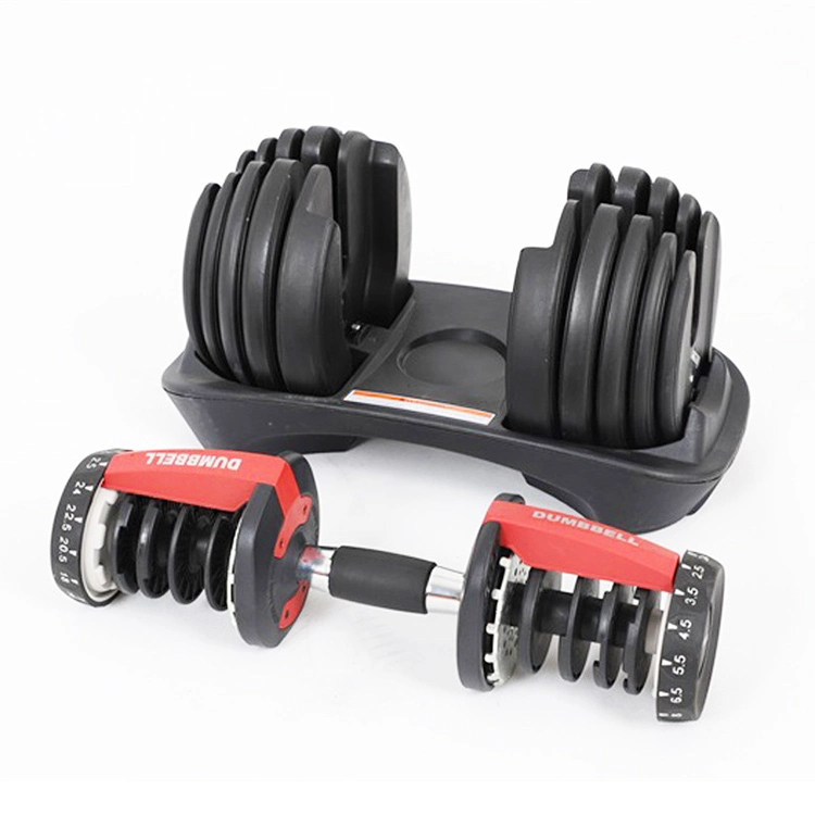 Strength Training Weight Loss Environment Fitness Dumbbell 552 Adjustable Home Heavy Dumbbell Set with Safety Locking