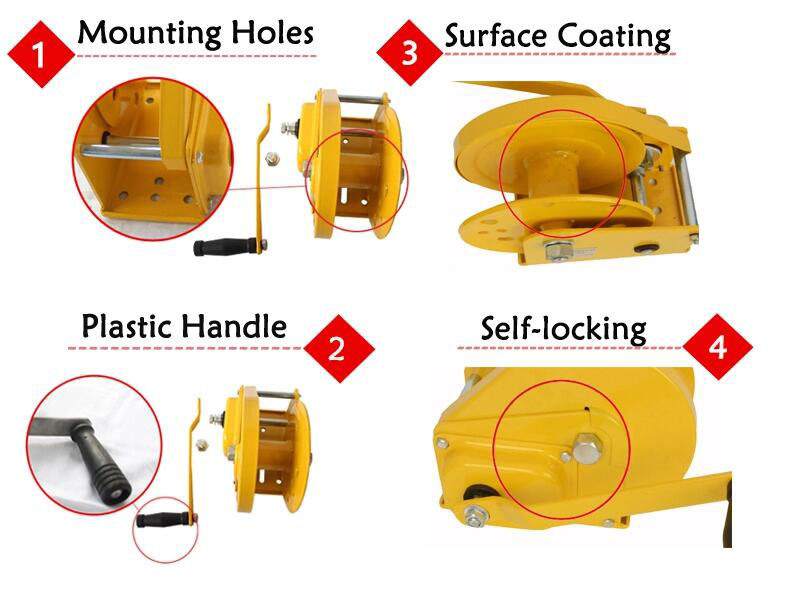 Hand Winches Hand Winch Mini Lifting Hand Anchor Winches