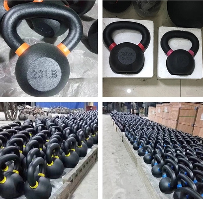 Kettlebell Face Kettlebell E-Coated Kettlebell Custom Logo Dumbell