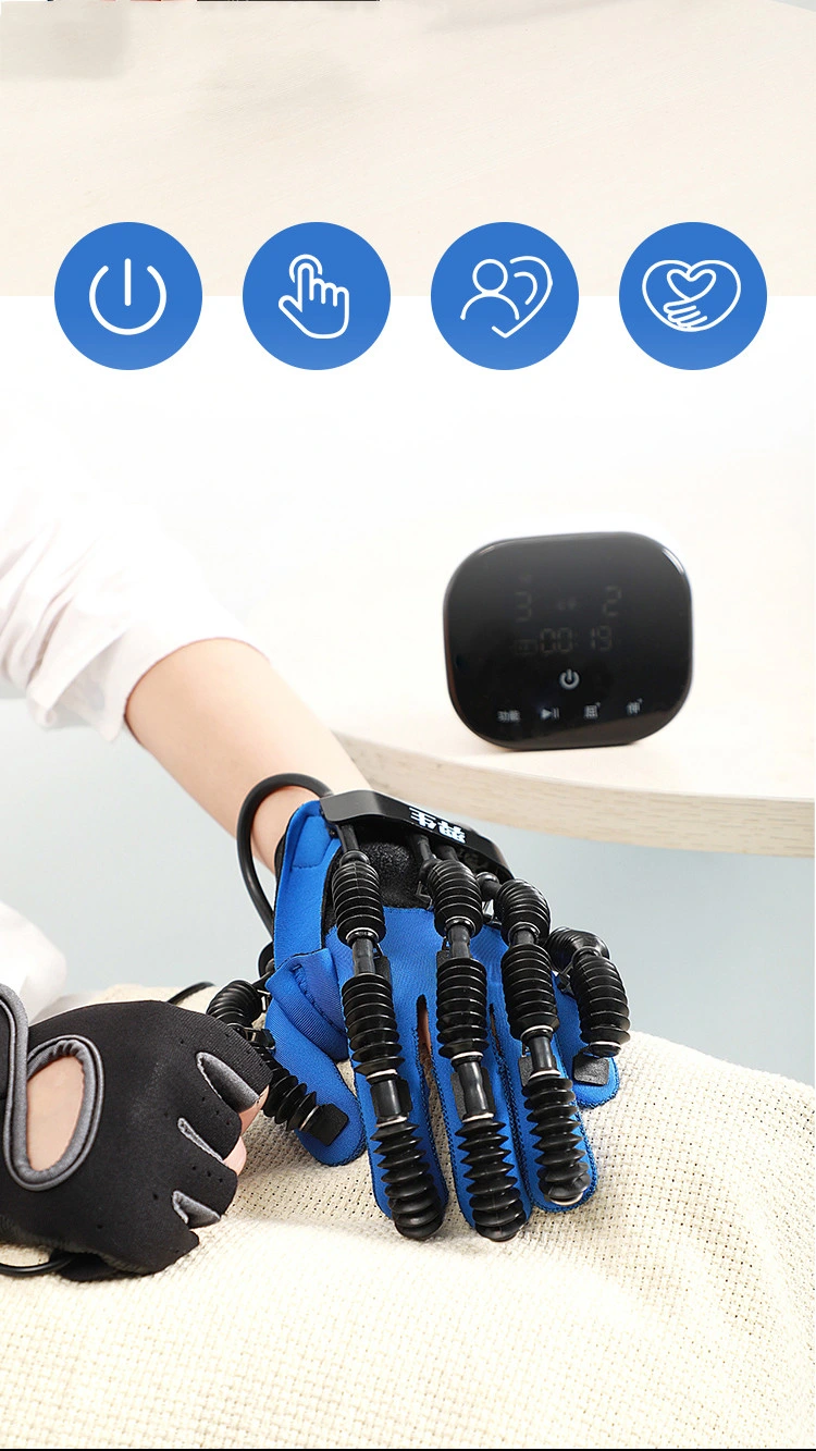 Hand Robot Glove Stroke Rehabilitation Exercise at Home Smart Recovery Hospital Machine