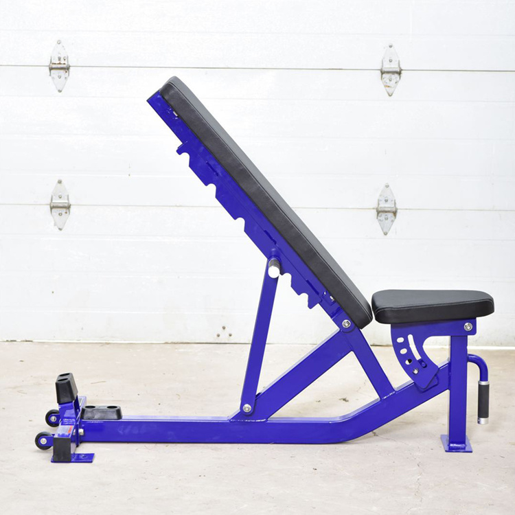 Adjustable Weight Bench Blue Fitness Equipment Weight Bench