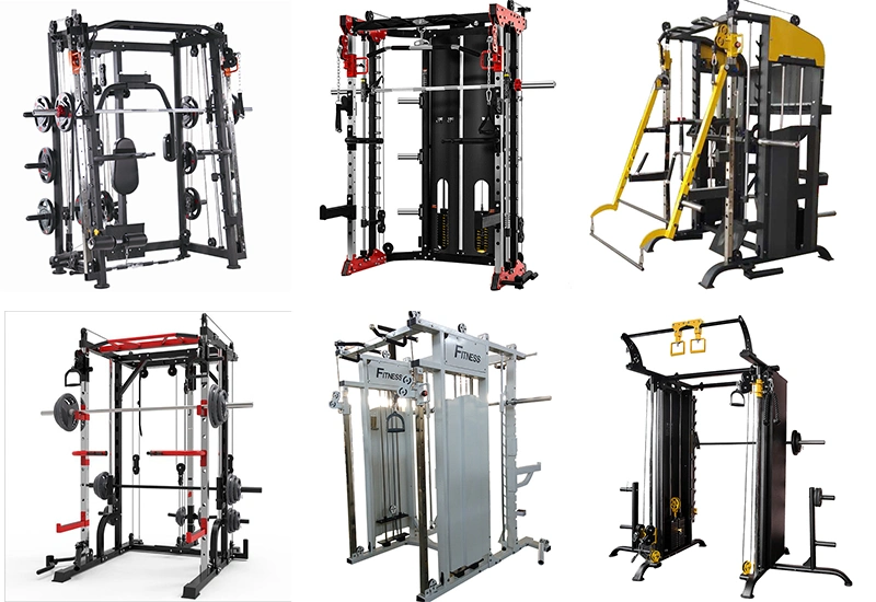 Gym Fitness Equipment Power Rack Multi Functional Smith Machine