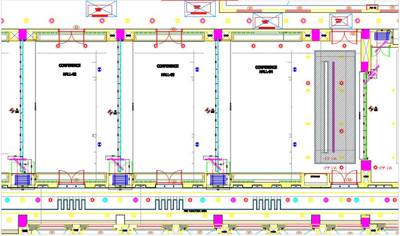 Office Folding Operable Partition Walls Aluminum Hanging Conference Room Partitions