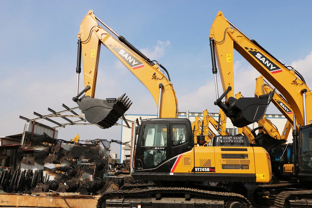 Construction Heavy Machine Used Sany Hydraulic Crawler Excavator Sy245 for Heavy Duty