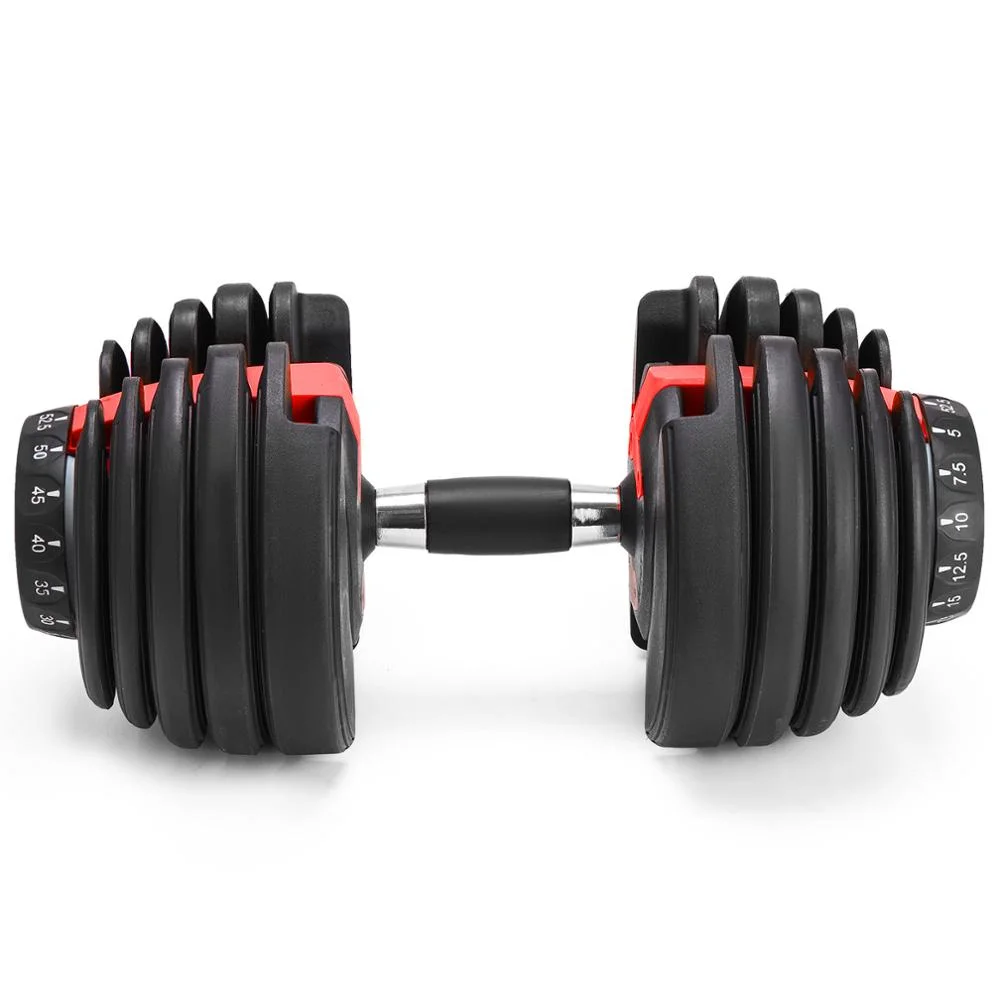 Indoor Fitness Equipment Adjustable Dumbbells Set 24kg Dumbbell