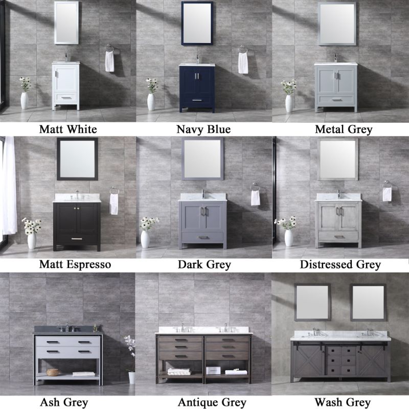 Small Size Single Sink Floor Mounted Bath Cabinet Vanity Sets