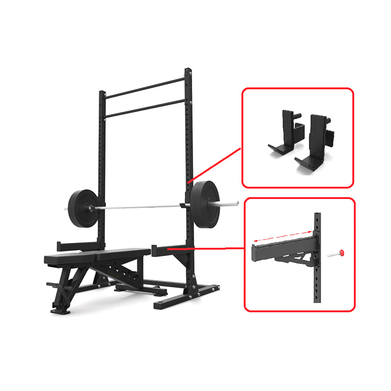 High Quality Commercial Free Weight Lifting Fitness Workout Gym Basic Equipment Squat Rack