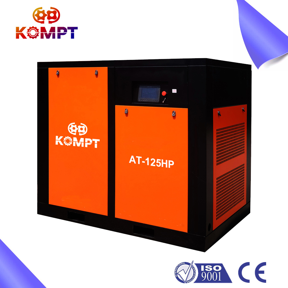 Industrial Stationary 7-12bar Direct Driven AC Power Oilless Rotary Screw Air Compressor