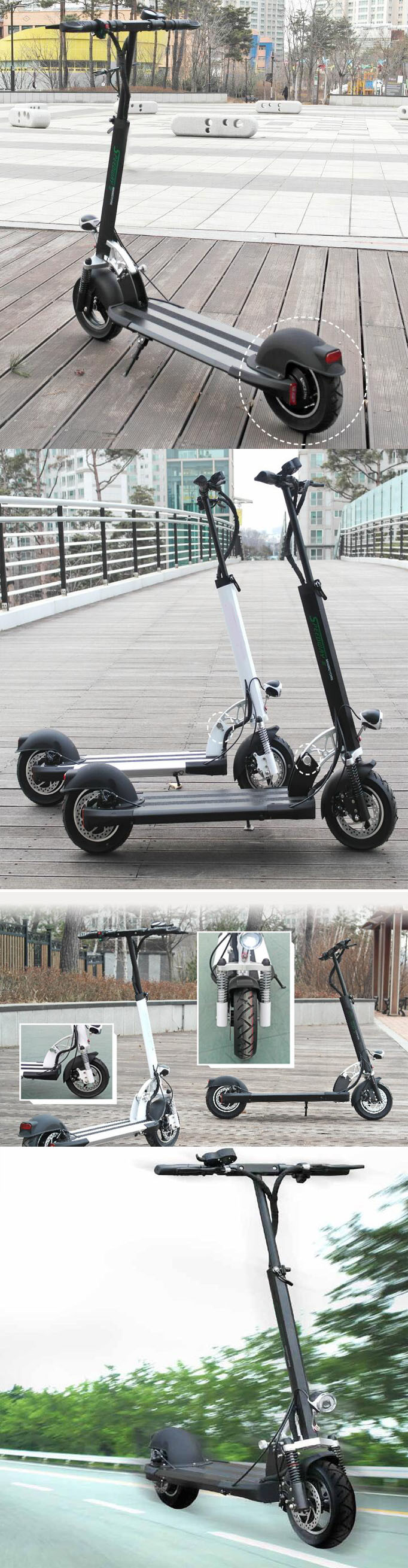 2018 Carbon Fiber Gas Folding Electric Kick Scooter for Adult