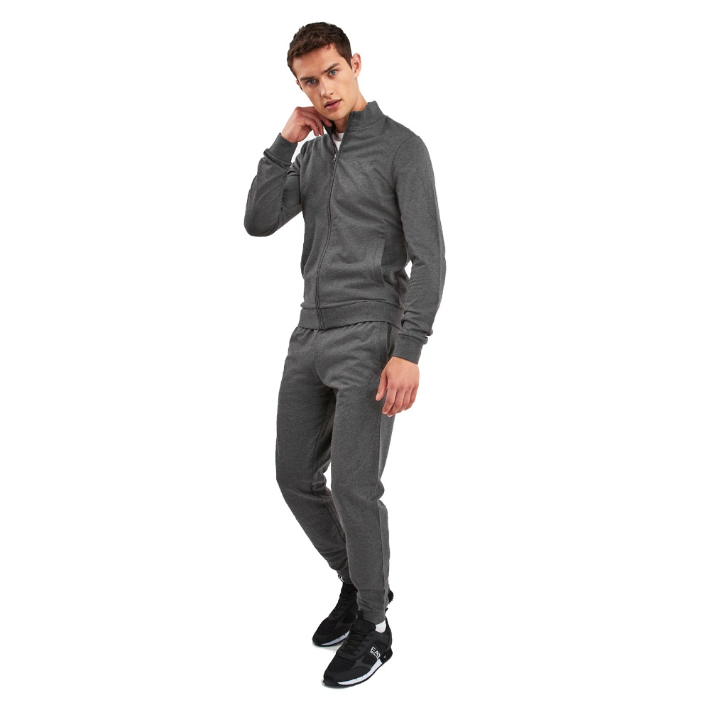 Wholesale Men Tracksuit Sports Wear Men Sweatsuit Custom Logos Men 100% Cotton Fleece Tracksuits