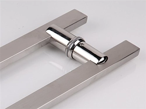 Inches Square Back to Back Stainless Steel Push Pull Door Handle