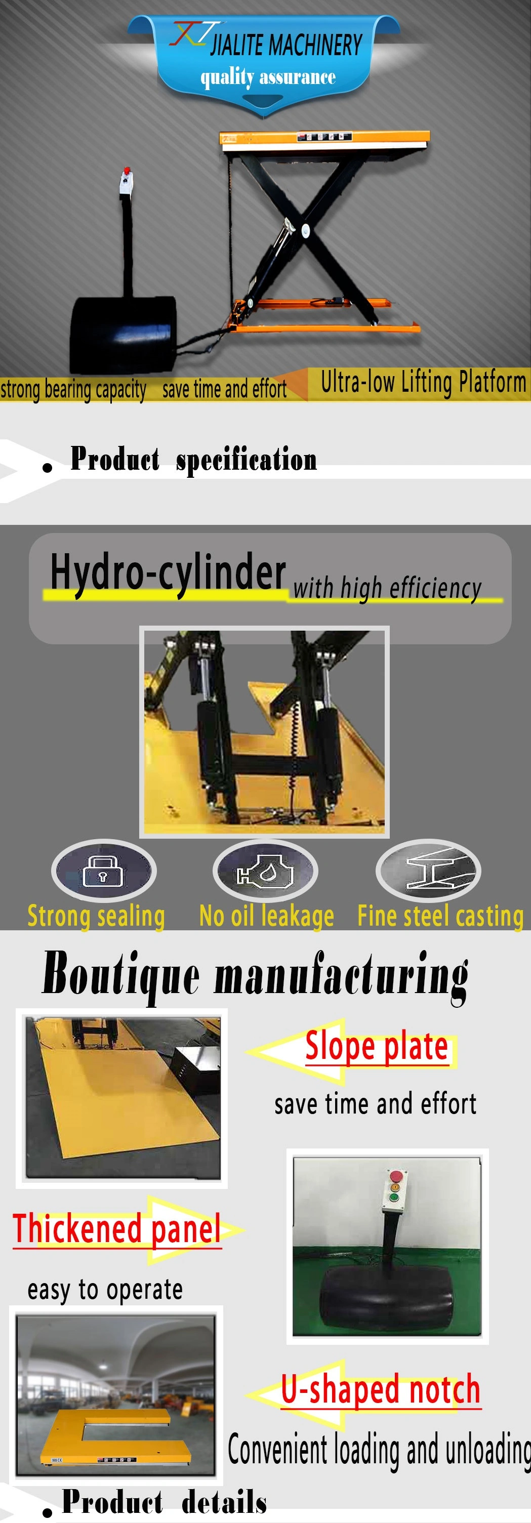 Electric Ultra Level Lifting Platform/Lifting Table