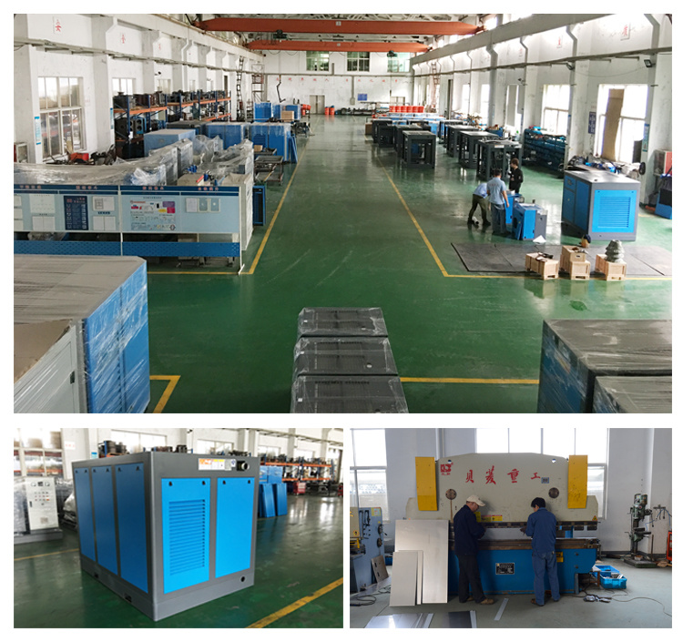 High Quality Energy Saving Electric Screw Air Compressor 7bar 8bar 10bar 12.5bar