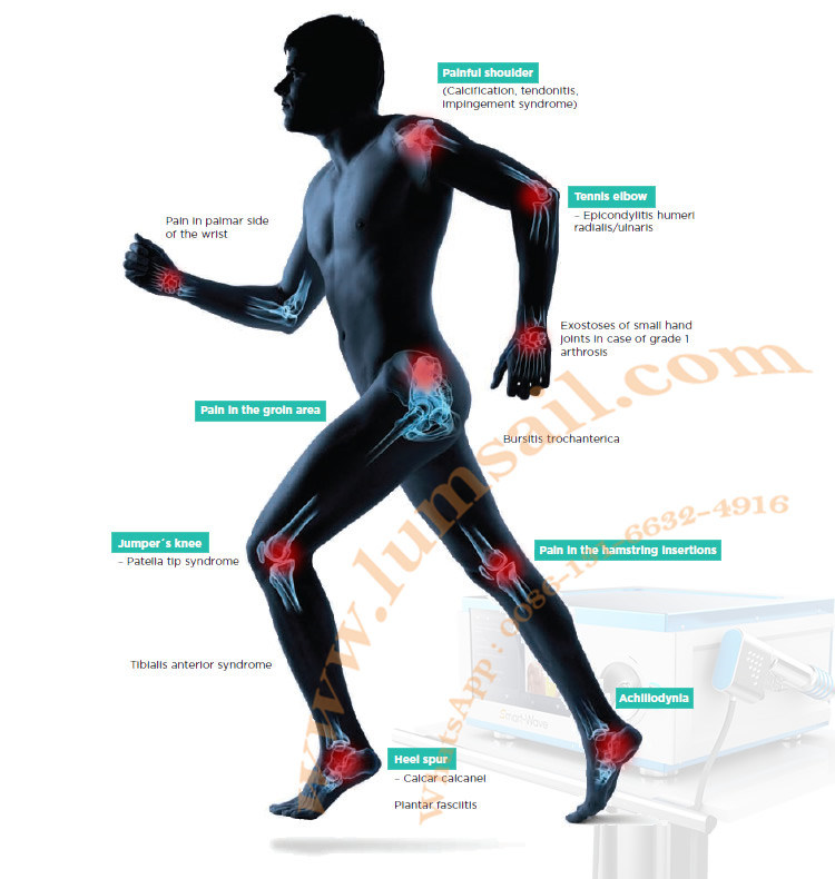 Physiotherapy Shockwave Machine Air Compressed Desktop Model Shockwave Equipment