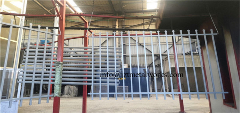 OEM Flat Top with Alternate Spears Powder Coated Flat Loop Top Aluminum Steel Tubular Pool Fence