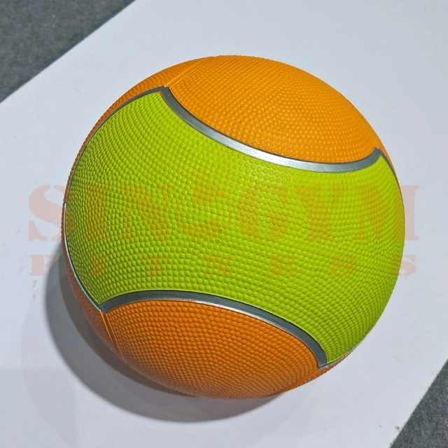 New Dual Color Medicine Ball, Exercise Gym Ball