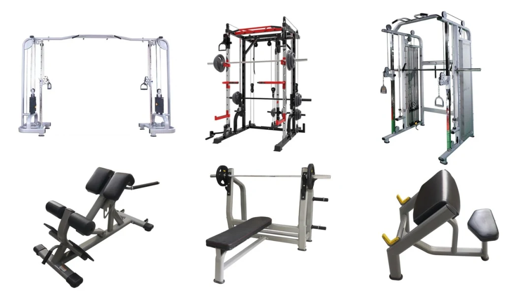 Commercial Gym Fitness Equipment Multifunction Comprehensive Smith Strength Machine Chest/Leg Training Home Gym Machine