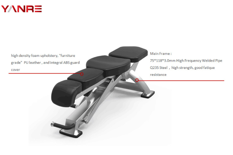 Gym Multi Station Multifunction Adjustable Bench Strength Machine Gym Equipment