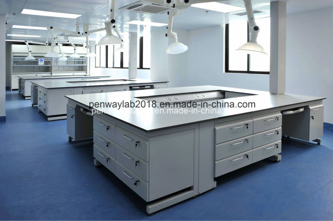 Chemistry Lab Test Bench C-Frame Full Steel Laboratory Bench