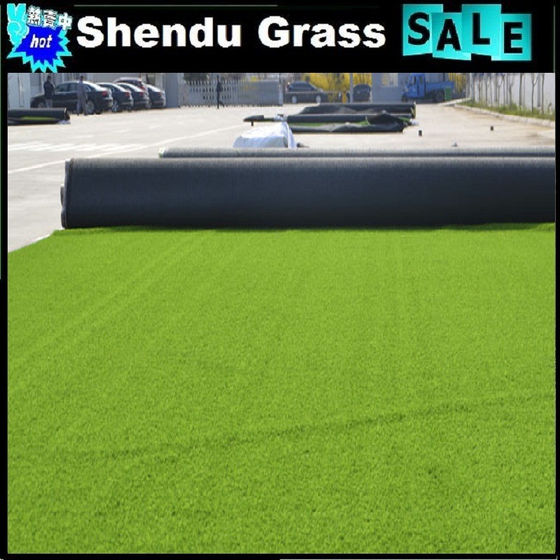 20mm Soft Synthetic Grass with Green Straight+Green Curl Color