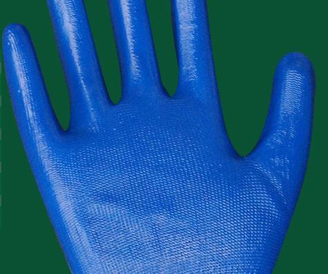 Hot Sell Nitrile Gloves with Blue Color Weight 45g