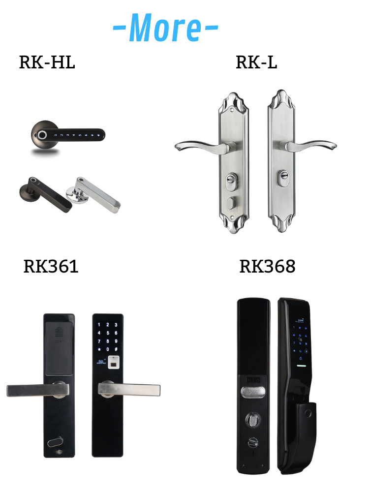 Door Handles Lock with Lock Interior Doors Outside Doors