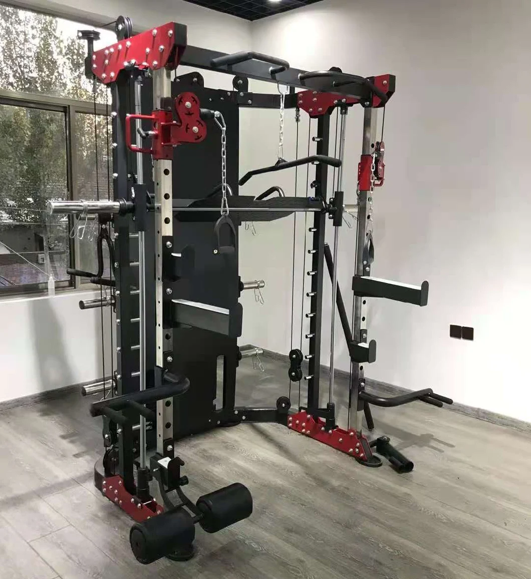 Fitness Bodybuilding Equipment Multi Function Rack Multifunctional Smith Machine Gym Equipment