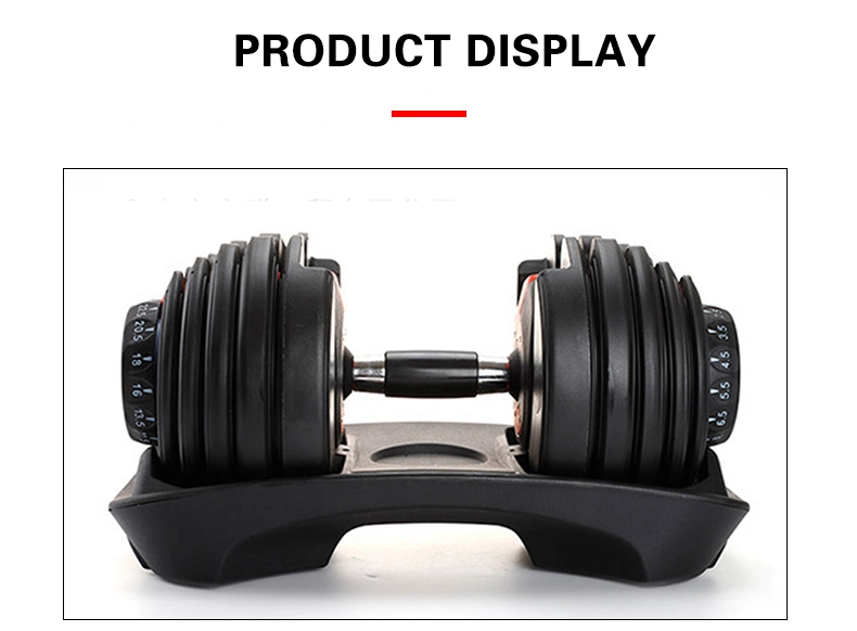 2020 Commercial Gym Fitness Equipment Adjustable Dumbbells