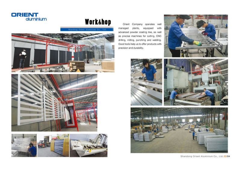 Assemble Aluminium Railing System Easy for Shipping and Install