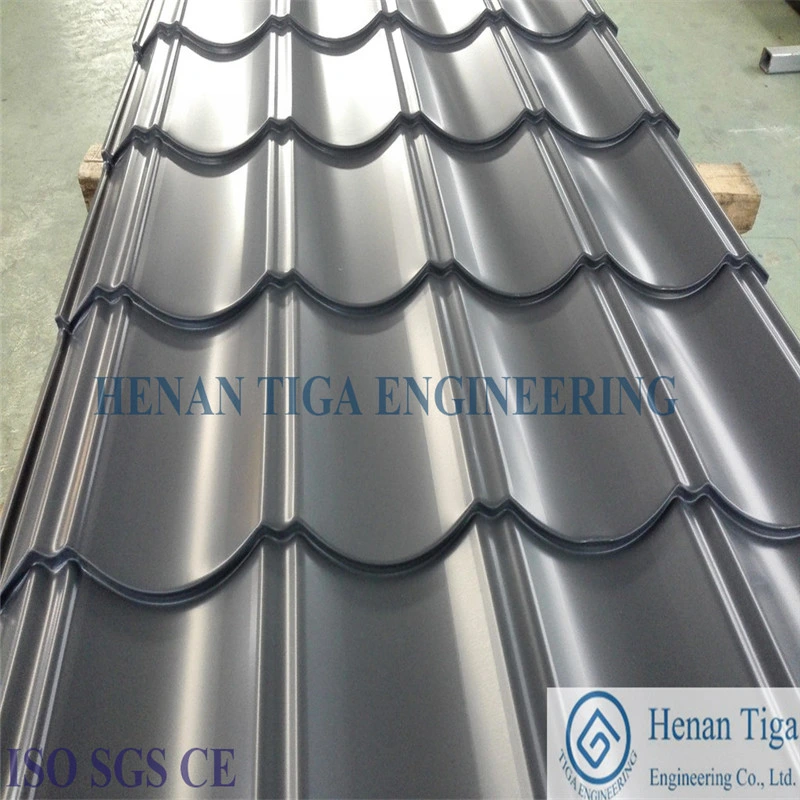 Weatherability Waved / Corrugated PPGI Roofing Plates / Color Coated Roofing Sheets