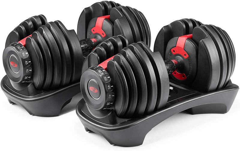 Adjustable Weights Dumbbells 24kg Gym Training Bodybuilding Weight Set