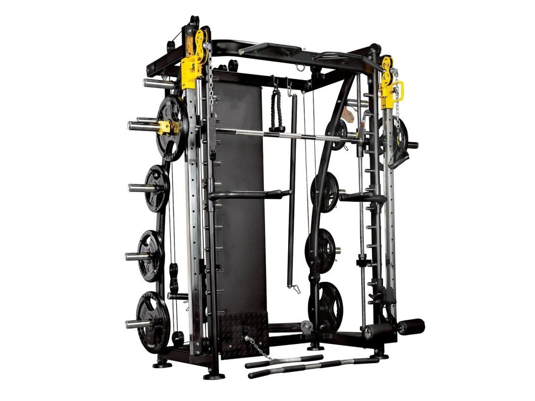 Smith with Functional Trainer Squat Rack Force High Quality Commercial Gym/Fitness /Strength Equipment