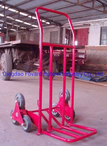 Stair Climbing Steel Folded with Six Wheel Hand Trolley Ht1312A