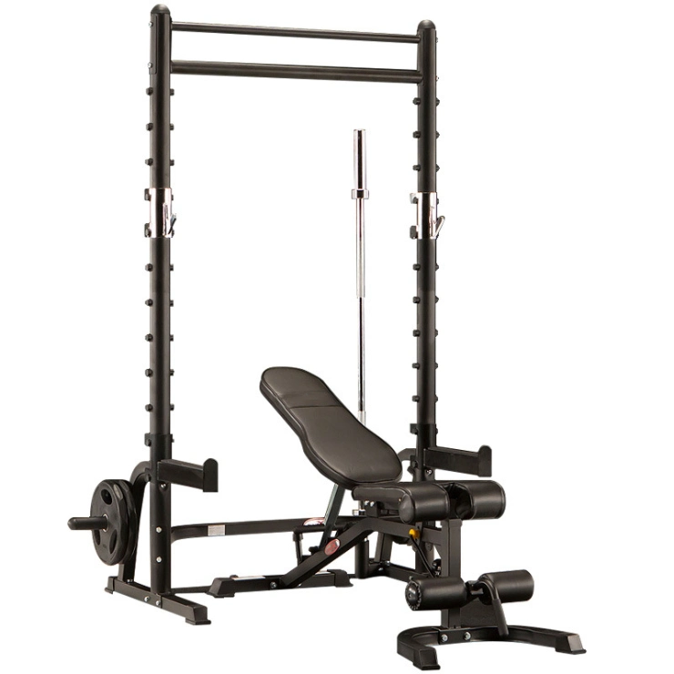 Commercial Fitness Gym Equipment Power Half Squat Rack Lateral Rowing