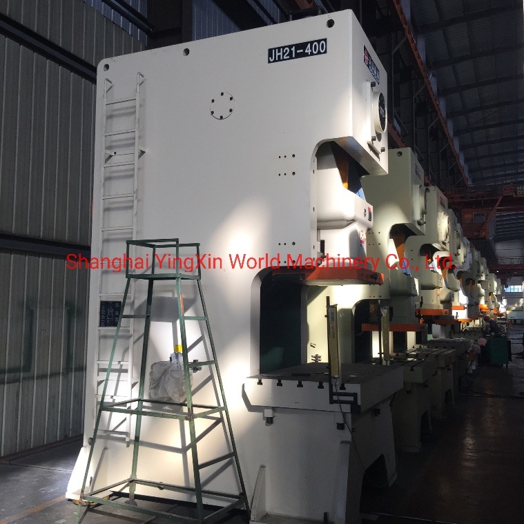 Single Crank 400 Ton C Type Press for Brake Pad Plates Stamping