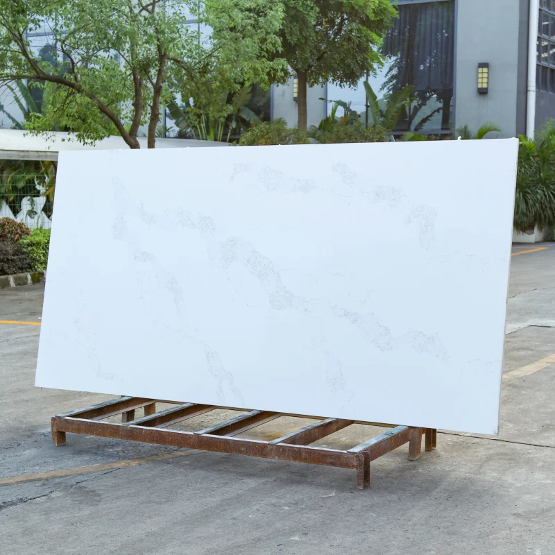 Big Slab Quality Quartz Stone for Bathroom Vanity Top