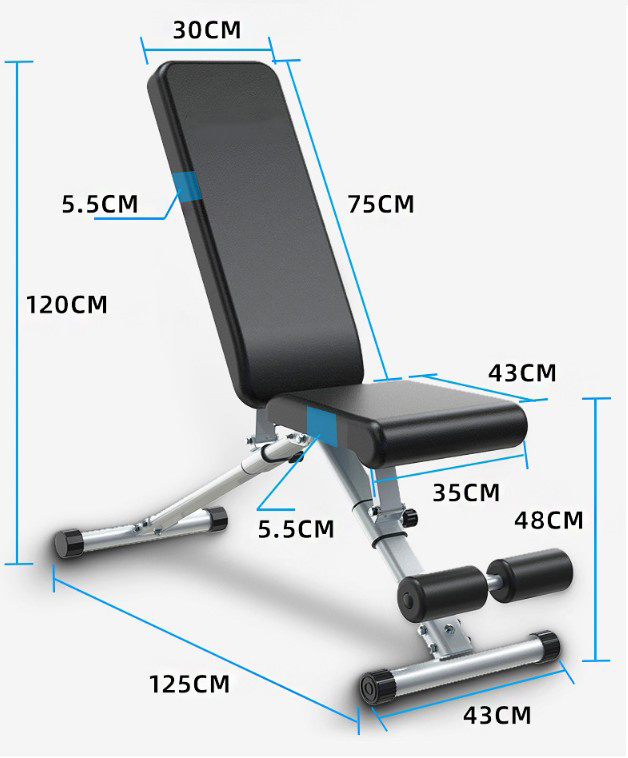 Weight Lifting Bench Adjustable Folding Workout Bench Weights Benches Home Gym Bench