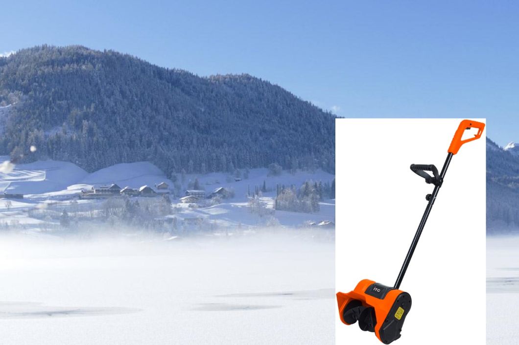 Straight Bar Electric Snowthrower/Sweeper Power Tool Machine