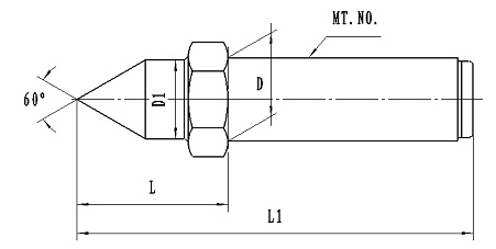 Mt Dead Center, Carbide Tipped Fixed Dead Center CNC Lathe