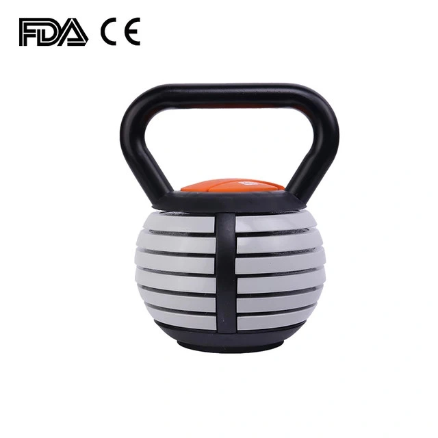 Hgs Adjustable Fitness Kettle Bell St1802 10/20kg Competition Cast Iron Sand Custom Handle Set Steel Kettlebell