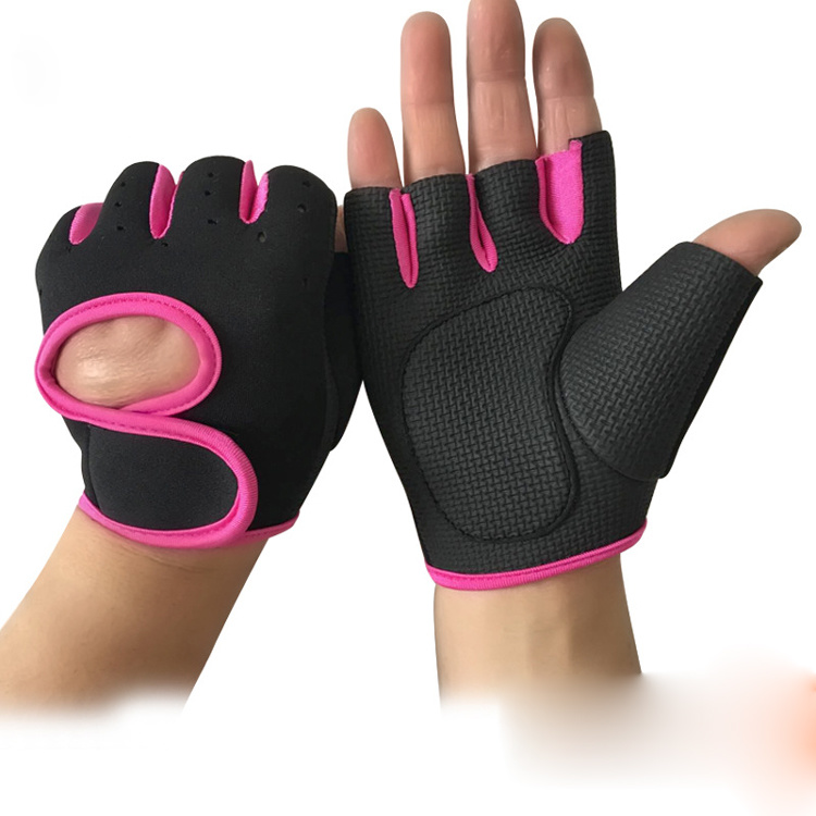 Half-Finger Cycling Non-Slip Breathable Weightlifting Pull-up Multicolor Fitness Gloves