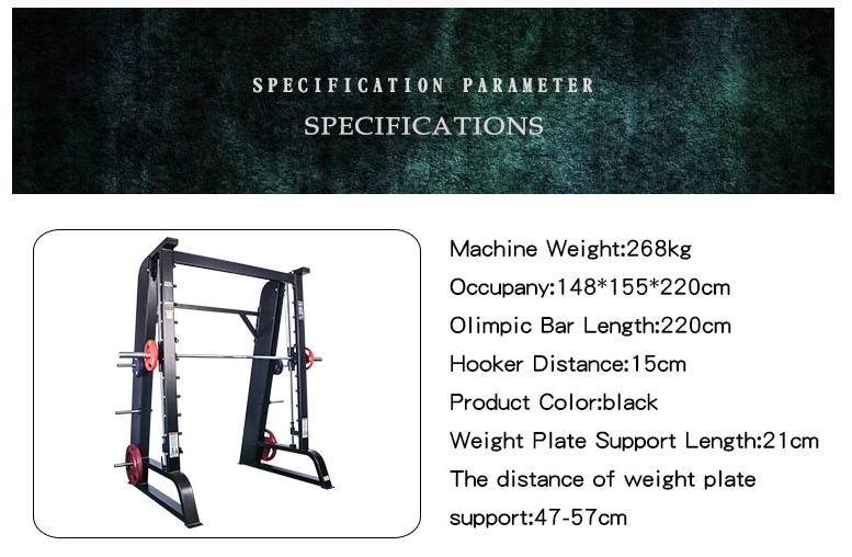 Multi-Function Smith Machine Gym Equipment Functional Trainer Smith