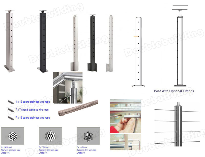 Stainless Steel Railing Deck Railing by Sea Balcony Railing