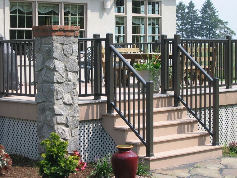 Assemble Aluminium Railing System Easy for Shipping and Install