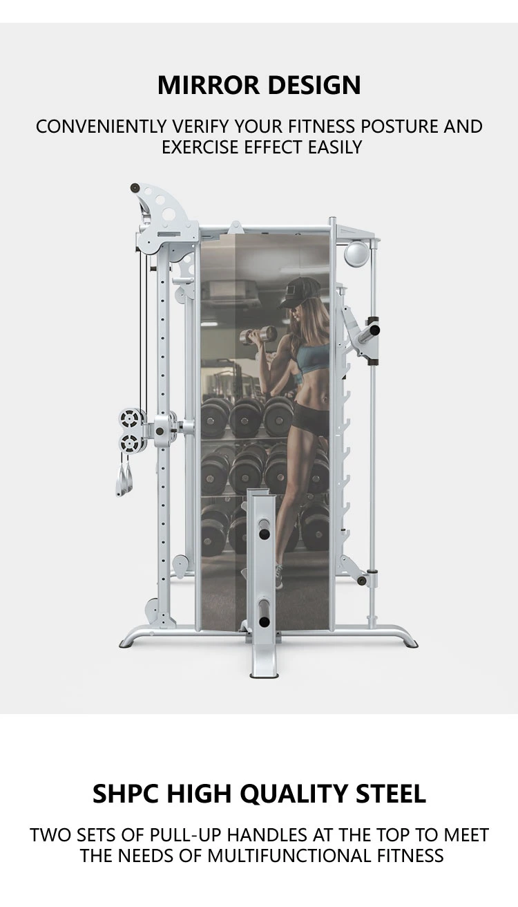 Best Commercial Power Cage Sports Multi Exercise Gym Equipment Multifunction Smith Machine